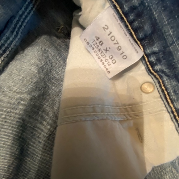 Lee Other - Lee 48x30 Men’s Big & Tall Dungarees Carpenter Utility Jeans Has a patch